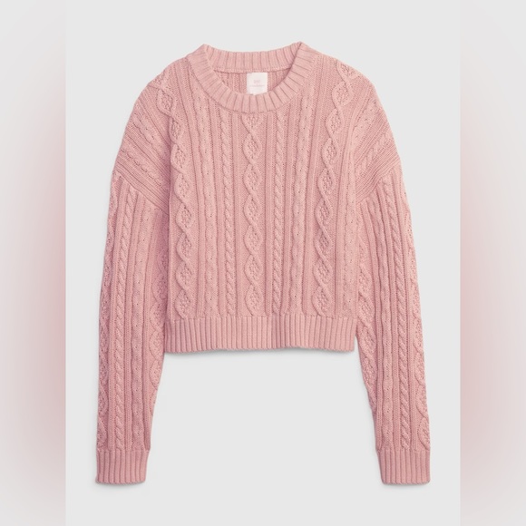 LoveShackFancy Other - NWT Gap × LoveShackFancy Kids Cable-Knit Cropped Sweater